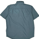 Carhartt Short Sleeve Shirt - Large Blue Cotton