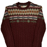 Levis Slim Fit Sweater - 2XL Multicoloured Wool Blend