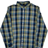 Oakley Checked Flannel Shirt - Medium Blue Cotton