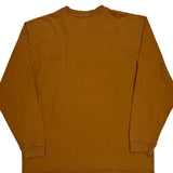 Carhartt Long Sleeve T-Shirt - Large Brown Cotton