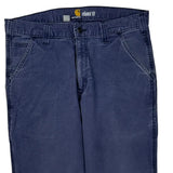 Carhartt Carpenter Pants - 32W 31L Blue Cotton