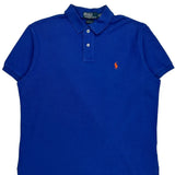 Polo By Ralph Lauren Polo Shirt - Large Blue Cotton