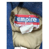 Spring-Ford Football 87 Empire Football Varsity Jacket - Large Yellow Wool