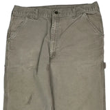 Carhartt Carpenter Trousers - 35W 36L Beige Cotton