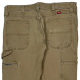Wrangler Carpenter Trousers - 36W 30L Khaki Cotton