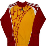 Climacool Adidas Goal Keepers Long Sleeve Football Shirt - Medium Red Polyester
