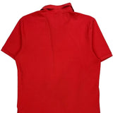 Nike Polo Shirt - Medium Red Cotton