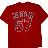 Angels Lee Sport Nfl T-Shirt - Large Red Cotton