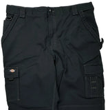 Dickies Cargo Trousers - 38W 32L Black Cotton
