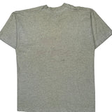 Single Stitch Fruit Of The Loom Graphic T-Shirt - Large Gray Cotton Blend