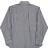 Polo By Ralph Lauren Striped Shirt - Medium Blue Cotton