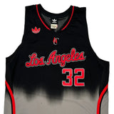Los Angeles Adidas #32 Griffin Jersey - Large Black Polyester