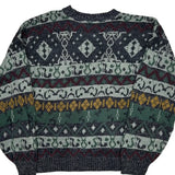 Sears Sweater - Large Multicoloured Acrylic Blend