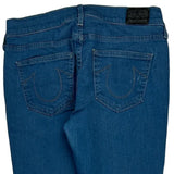 True Religion Skinny Jeans - 27W UK 6 Blue Cotton