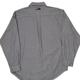 Tommy Jeans Striped Shirt - Large Black & White Cotton