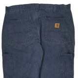 Carhartt Carpenter Trousers - 36W 32L Blue Cotton