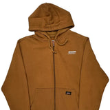 Dickies Hoodie - Large Brown Cotton Blend