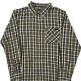 Oakley Checked Flannel Shirt - Medium Black Cotton
