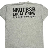 Nkotbsb Local Crew Harley Davidson Graphic T-Shirt - XL Gray Cotton