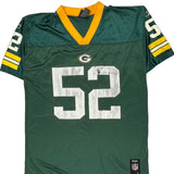 Green Bay Packers Reebok Nfl Football Jersey - Large Yellow Polyester