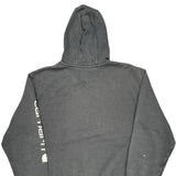 Carhartt Spellout Hoodie - 2XL Grey Cotton Blend