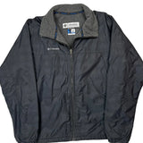 Columbia Windbreaker - Large Gray Polyester