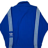 Adidas Track Jacket - Medium Blue Polyester