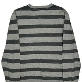 Tommy Hilfiger Striped Jumper - Medium Grey Cotton