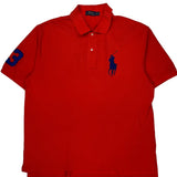 Big Pony Polo By Ralph Lauren Polo Shirt - XL Red Cotton