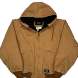 Walls Workwear Bomber Jacket - Large Brown Cotton