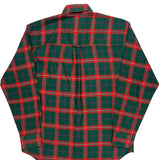 Chaps Ralph Lauren Checked Shirt - Medium Green Cotton