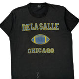 De La Salle Chicago Screen Stars Single Stitch T-Shirt - XL Black Cotton Blend