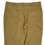 Carhartt Carpenter Trousers - 37W 30L Khaki Cotton