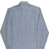 Tommy Hilfiger Slim Fit Shirt - Large Blue Cotton