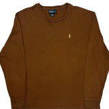 Polo By Ralph Lauren Long Sleeve T-Shirt - Medium Brown Cotton