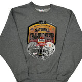 National Championship 2003 Jerzees College Sweatshirt - Medium Grey Polyester Blend