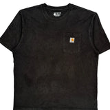 Carhartt T-Shirt - Large Black Cotton