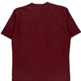 Carhartt T-Shirt - Medium Burgundy Cotton