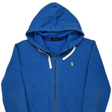 Polo By Ralph Lauren Hoodie - Large Blue Cotton