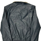 Levis Leather Jacket - XL Black Leather