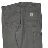 Carhartt Carpenter Pants - 35W 32L Gray Cotton