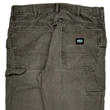 Key Double Knee Carpenter Pants - 32W 34L Gray Cotton