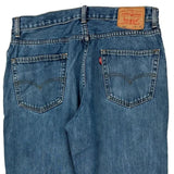 Levis 550 Jeans - 35W 32L Blue Cotton