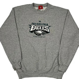 Philadelphia Eagles Nfl Football Sweatshirt - Medium Gray Cotton