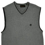Timberland Sweater Vest - Medium Gray Cotton