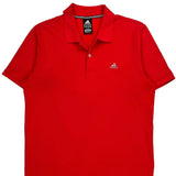 Adidas Polo Shirt - XL Red Polyester