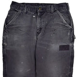 Carhartt Double Knee Carpenter Pants - 34W 30L Gray Cotton
