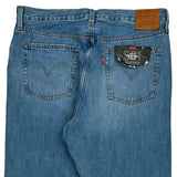 501 Levis Jeans - 32W 28L Blue Denim
