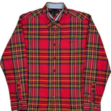 Tommy Hilfiger Checked Shirt - Large Multicoloured Cotton
