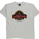 Single Stitch Lady Luck Casino Fruit Of The Loom Graphic T-Shirt - XL White Cotton Blend